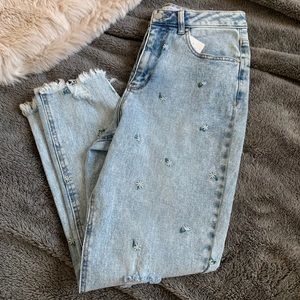 Embroidered Jeans